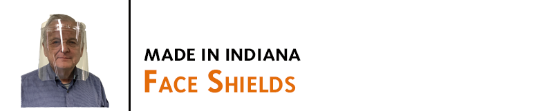 Face Shields create a clear physical barrier that covers your entire face. Great to use together with face masks, goggles, and other protective items. Made in Indiana. Buy online!